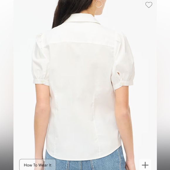 J. Crew Striped Short Sleeve Blouse - Picture 5 of 7